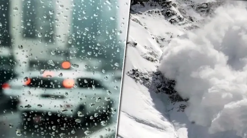 Meteoroloji’den önemli uyarı: Kuvvetli yağış, don ve çığ tehlikesi!