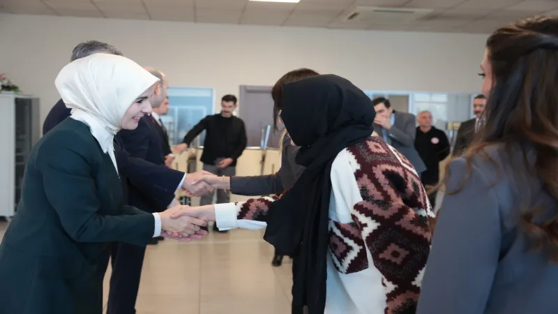 Bakan Göktaş, personeli ile bayramlaştı