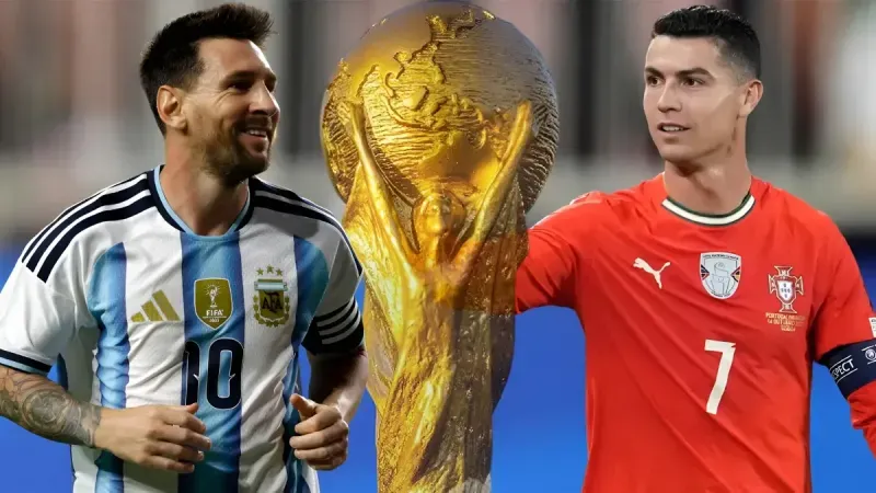 Lionel Messi ve Cristiano Ronaldo'dan tarihi Dünya Kupası rekoru