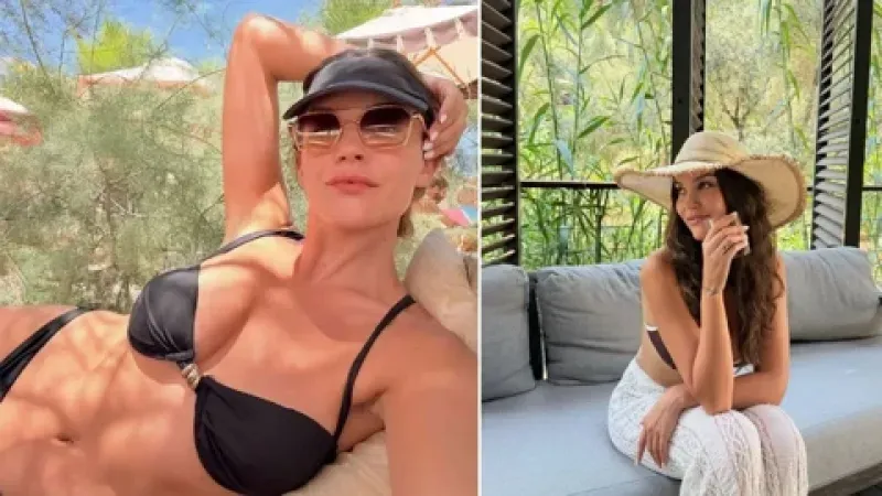 Yaren Güldiken bikinili pozlarını paylaştı! Cesur kareleri olay oldu