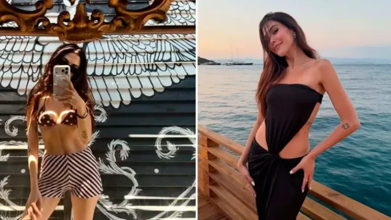 Dilara Aksüyek bikinili pozları ile hayranlarını büyüledi!