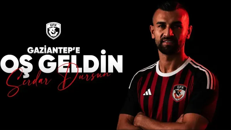 Gaziantep FK deneyimli golcü Serdar Dursun ile anlaştı